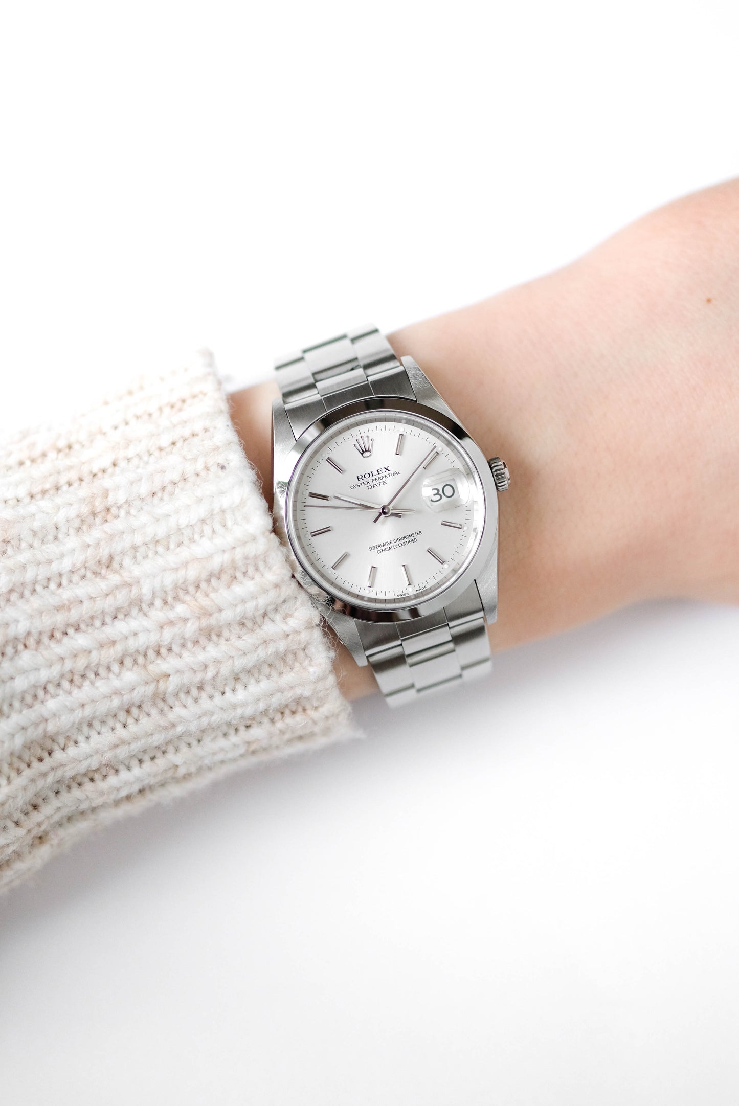 Rolex Date Silver Ref. 15200 - 2002